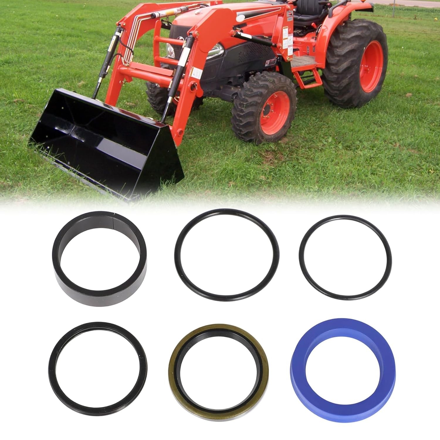 Cylinder Seal Kit 87311846 For Case IH L130 & New Holland Loaders 7308 7108 7106