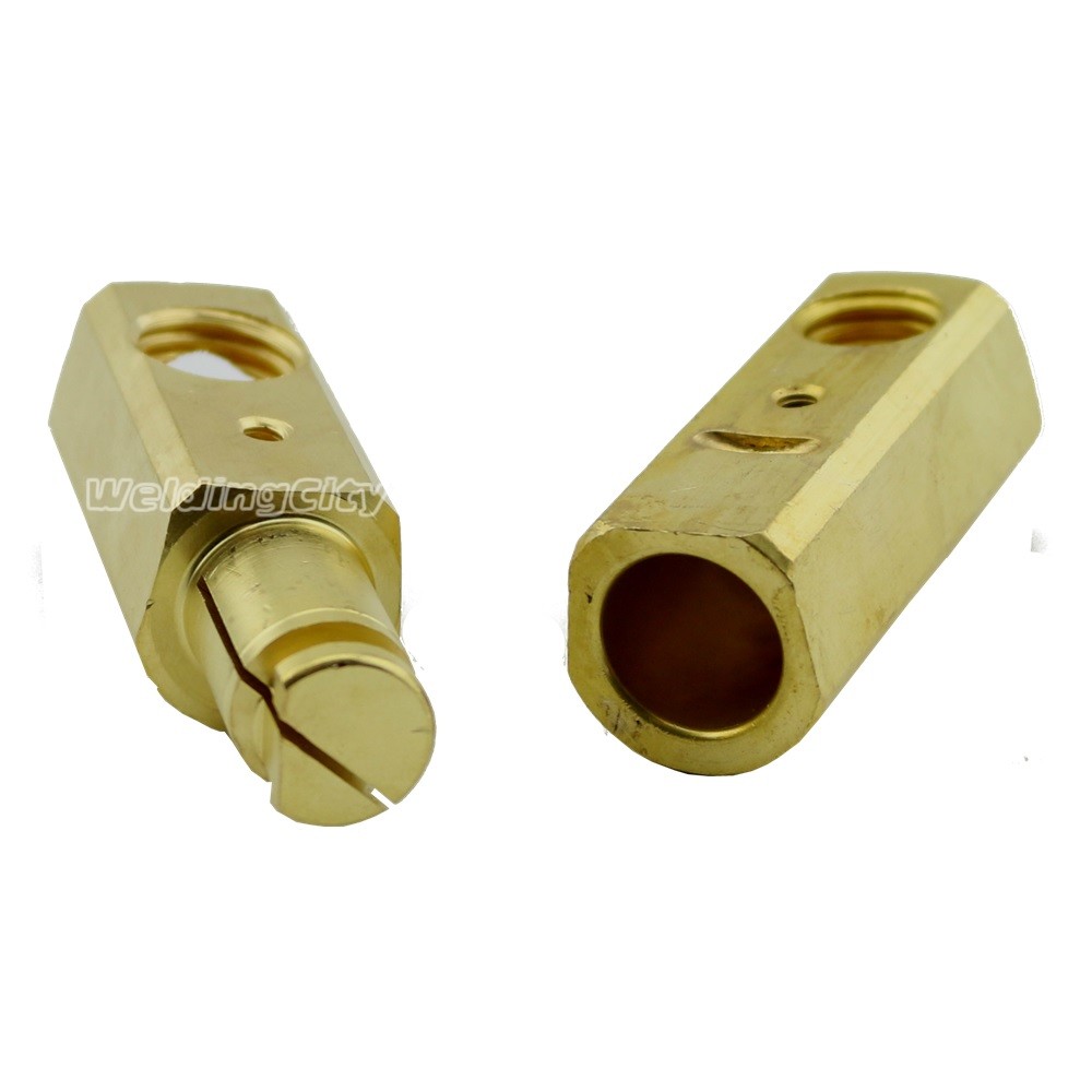WeldingCity® Tweco-type Twist-lock Cable Connector Pair #4-2/0 25-50mm US Seller