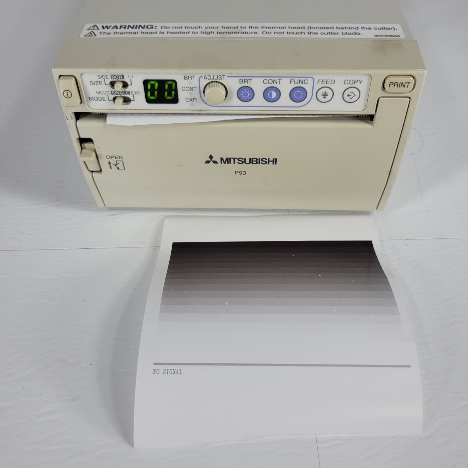 TESTED MITSUBISHI P93W B/W Thermal Video Copy Processor w/Video Cable