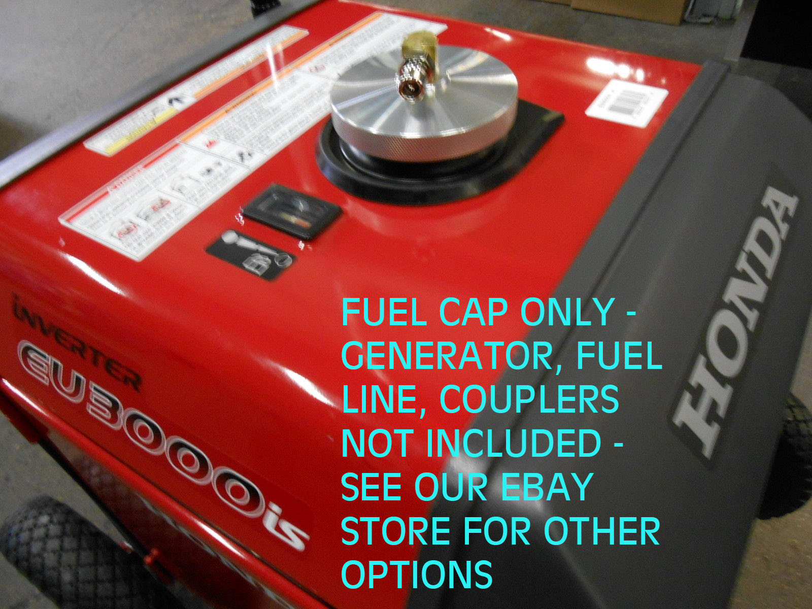 HONDA EU3000IS GENERATOR EXTENDED RUN FUEL CAP (1) **Made in USA**