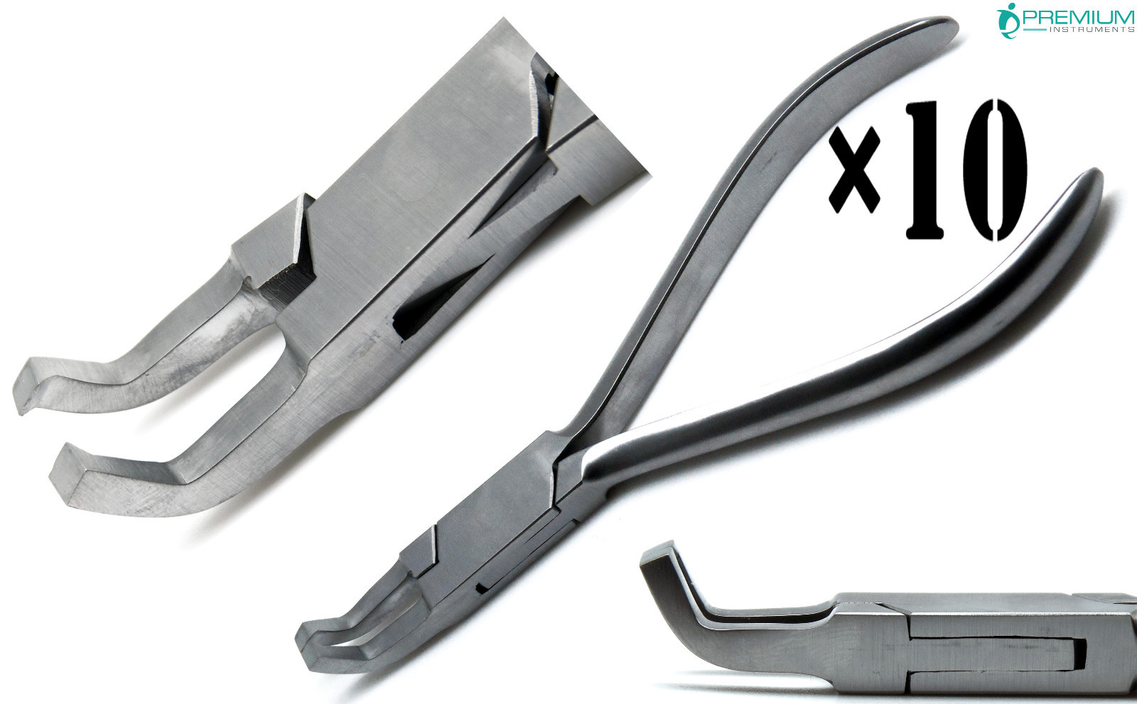 10× Pro Anterior Posterior Direct Angle Band 13cm Bracket Removing Dental Pliers