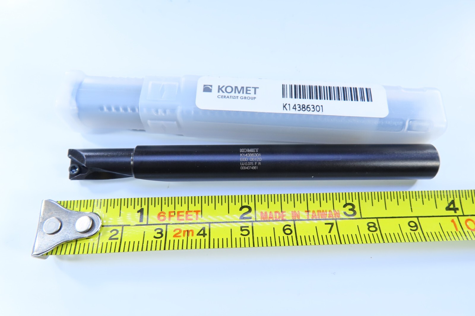 NEW 3/8″ KOMET K14386301 CARBIDE INDEXABLE INSERT COOLANT BORING BAR LATHE TOOL