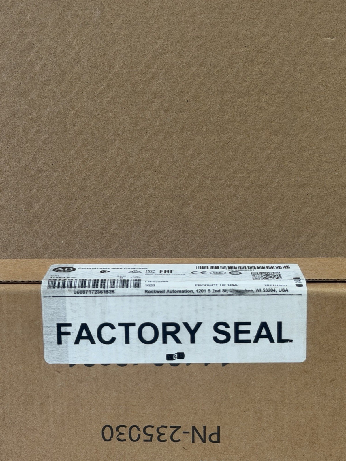 Allen-Bradley 1756-L81E ControlLogix 5580 Controller 3MB Processor Ser B FW1.045