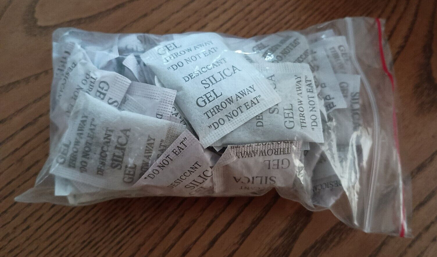 60 Packets 5g Grams Silica Gel Desiccant Pack Moisture Absorber Reusable