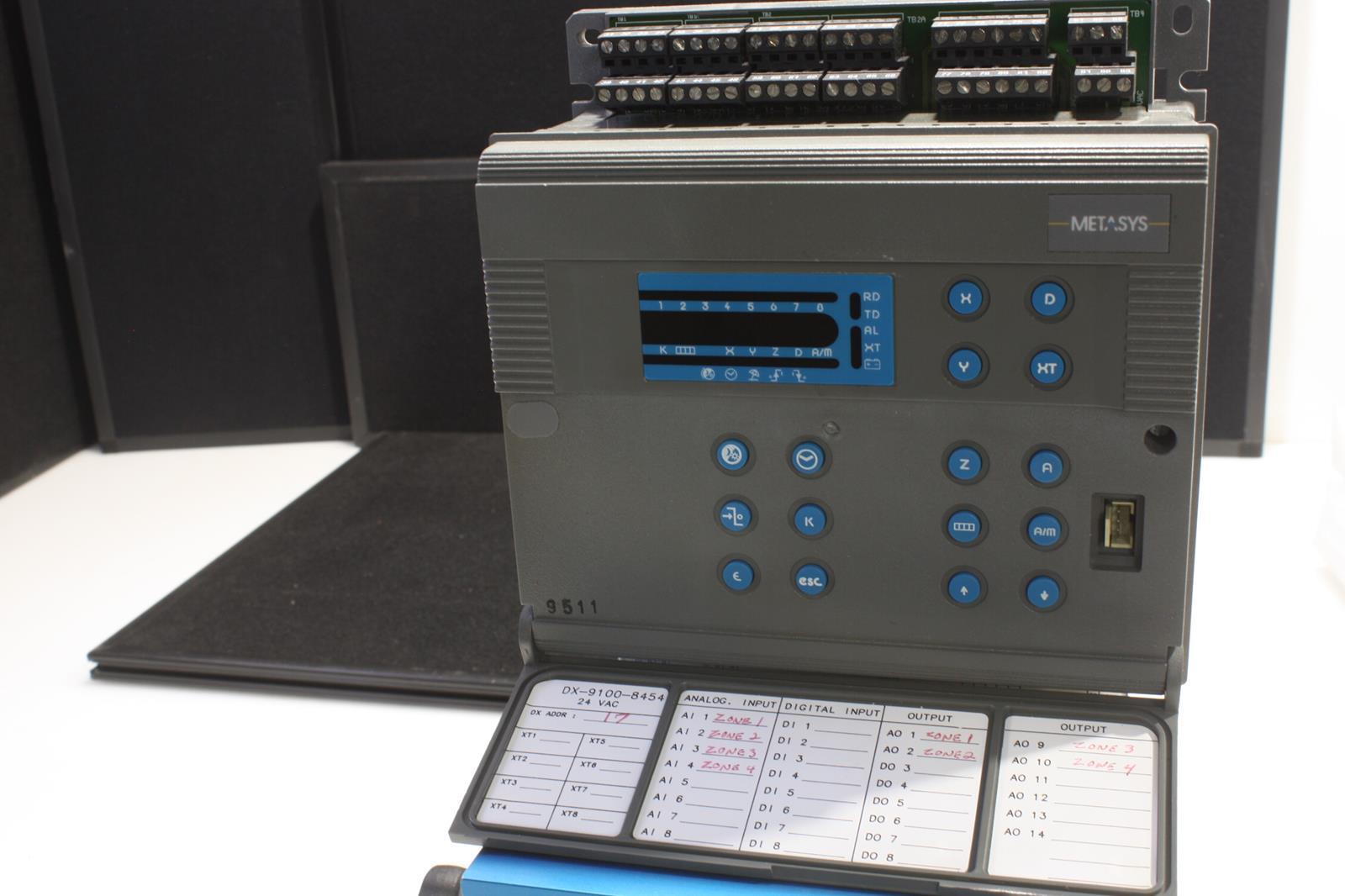 JOHNSON CONTROLS METASYS EXTENDED DIGITAL CONTROLLER DX-9100-8454.SKU 217614