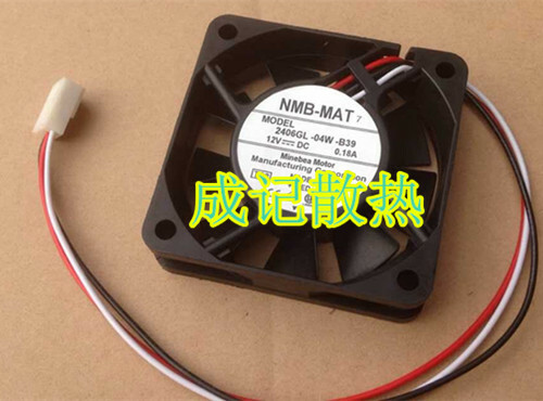 1pcs NMB 6015 12V 0.18A 2406GL-04W-B39 6 cm inverter cooling fan