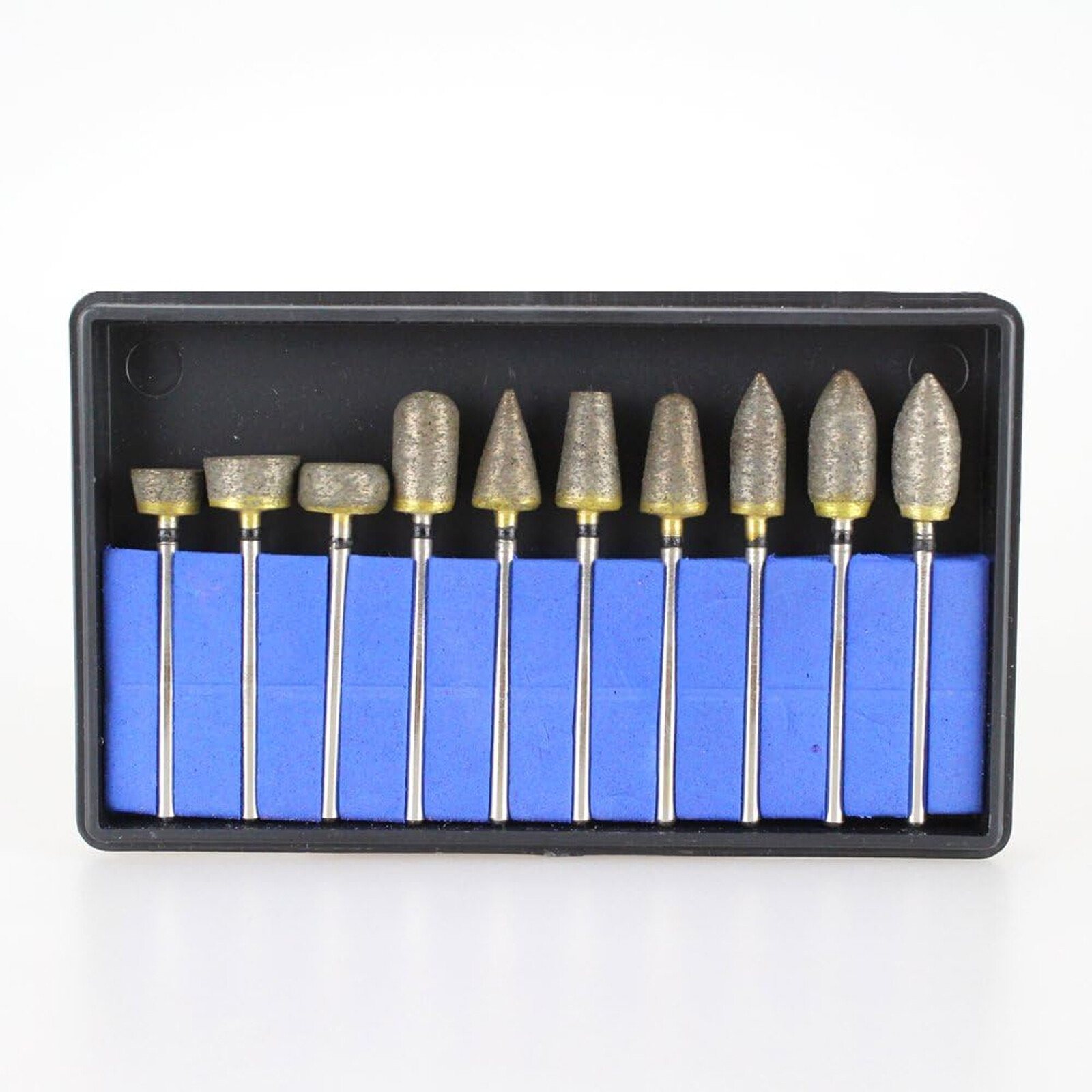 10pcs 2.35mm Dental Lab Polishing Burr Fully-Sintered Diamond Burs Tooth Drills