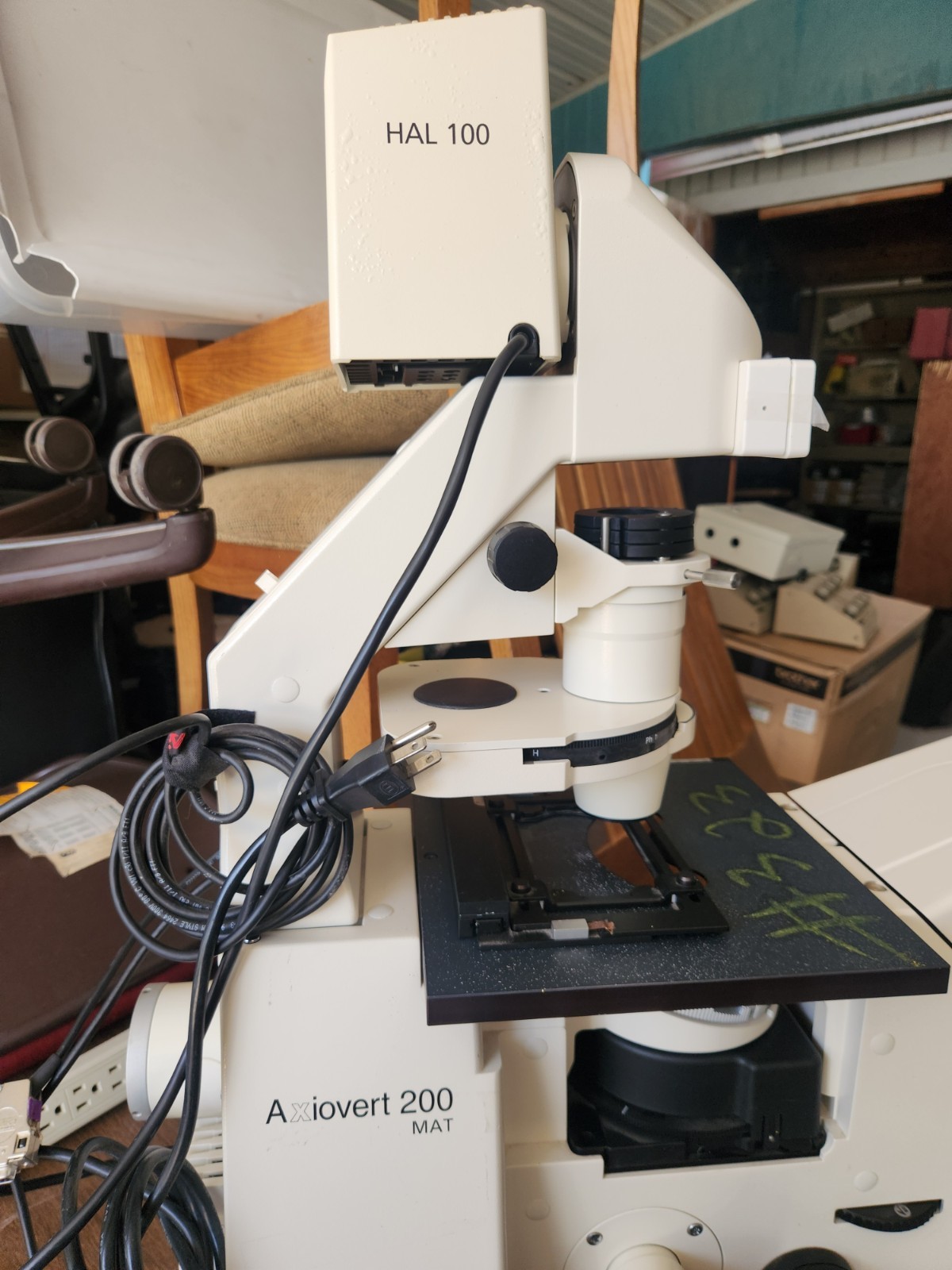Zeiss Axiovert 200 Inverted Microscope with AXIOcam mrc5