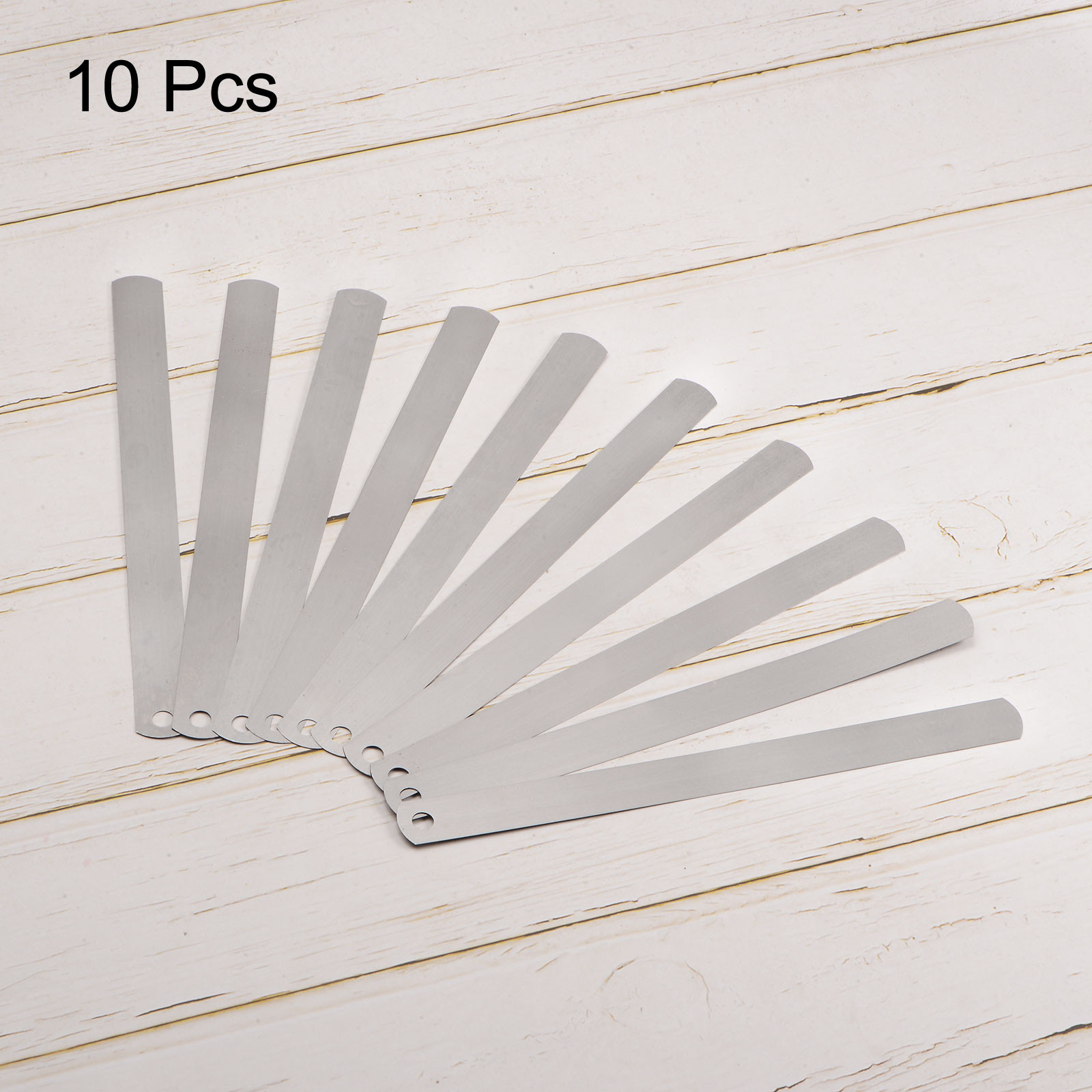 10pcs Mn Steel Feeler Gauge 0.05mm Thickness Metric Filler Thickness Gage