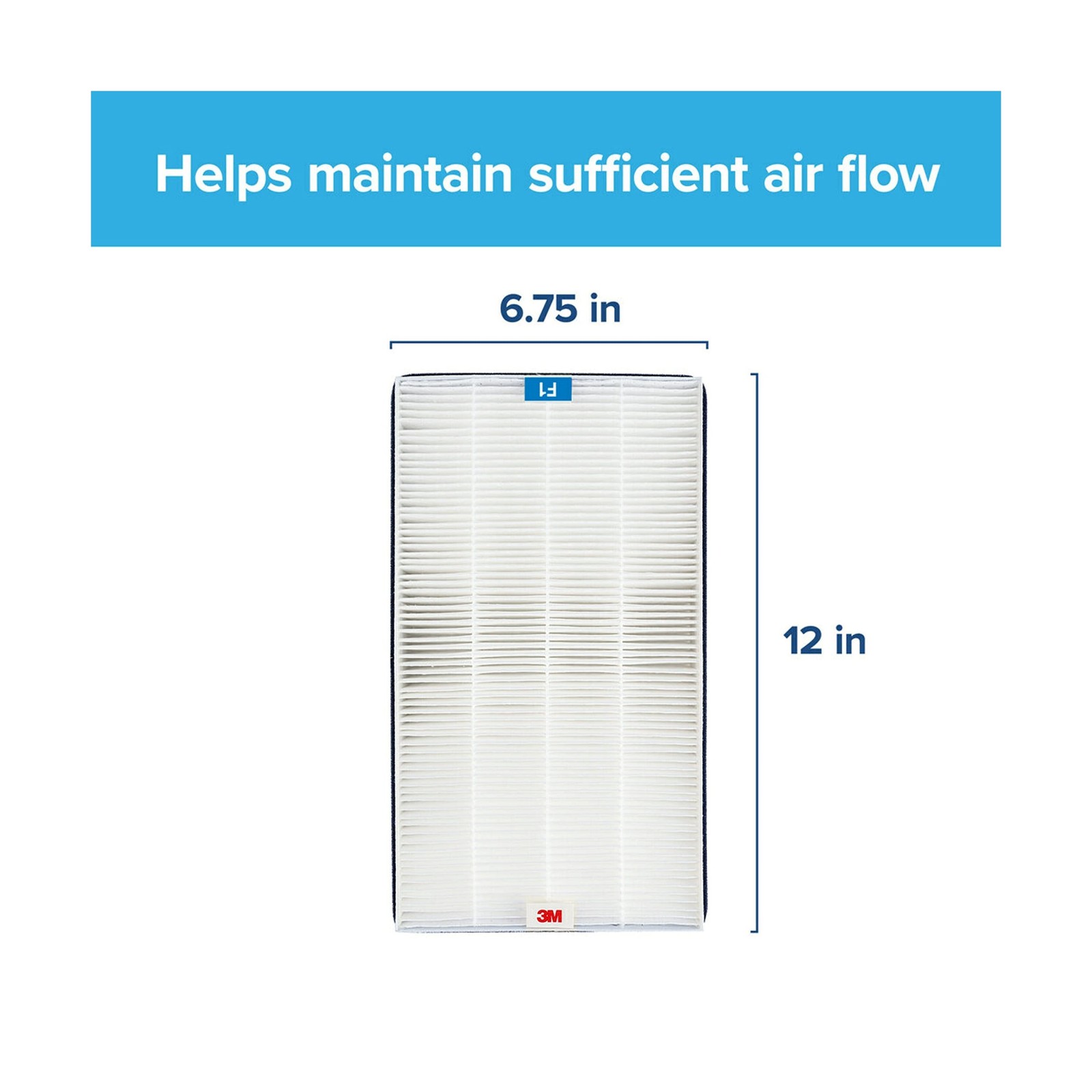 Filtrete F1 Room Air Purifier Filter, True HEPA Premium Allergen, Bacteria, &…