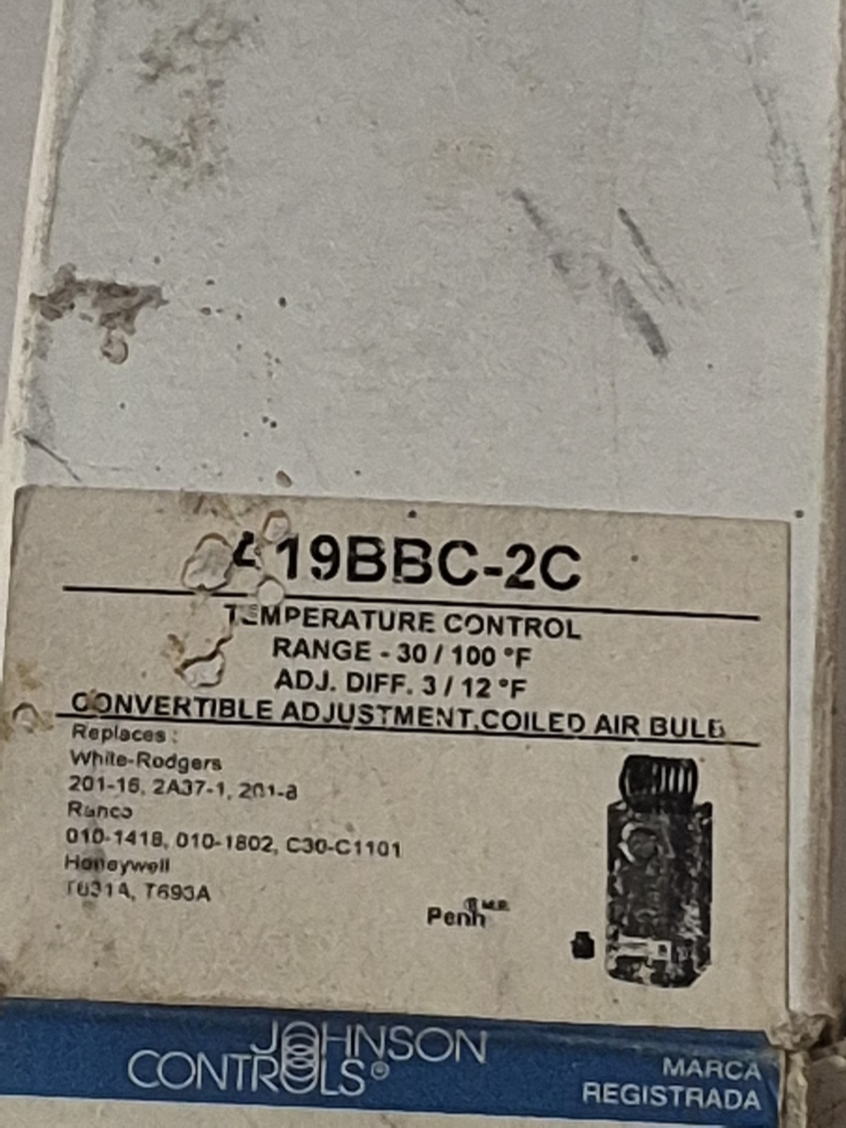NEW Johnson Controls Penn A19BBC-2C Temperature Control