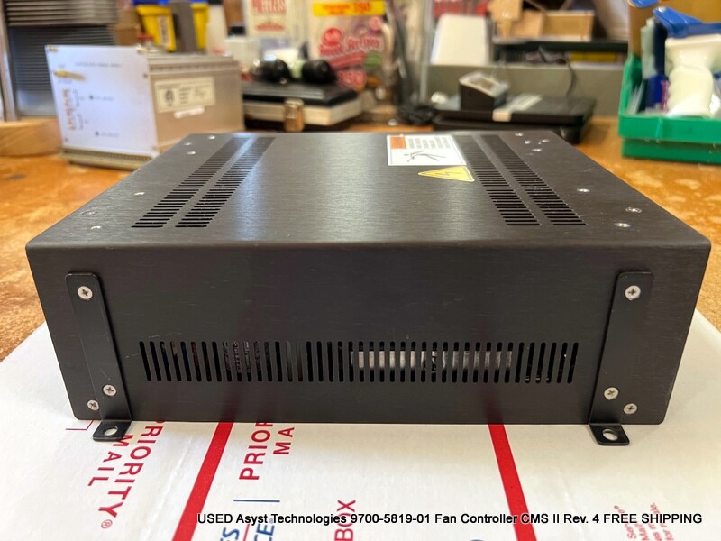 USED Asyst Technologies 9700-5819-01 Fan Controller CMS II Rev. 4 FREE SHIPPING