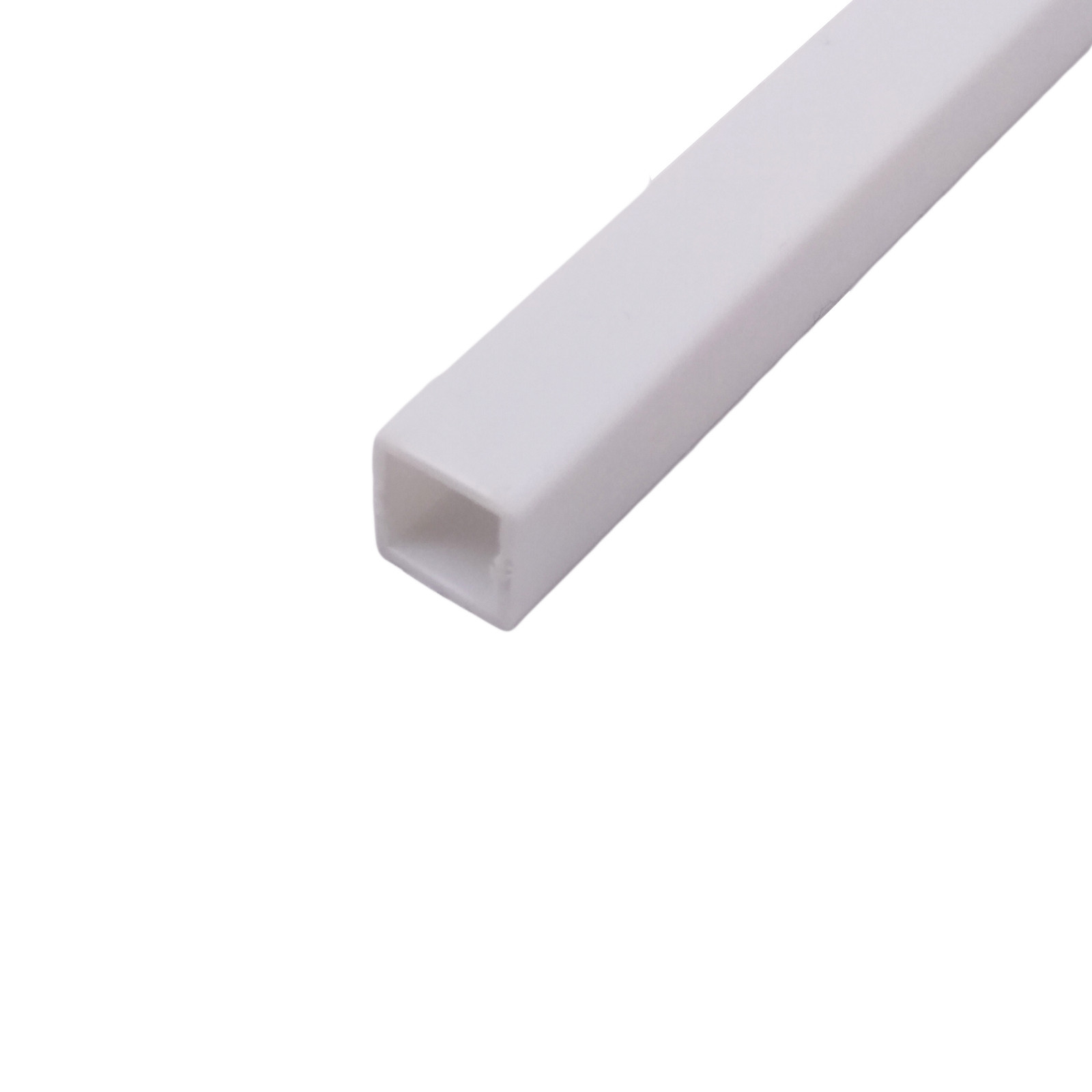 US Stock 10x ABS Styrene Plastic Rectangular Square Tube Model Layout 6mmx9.84″