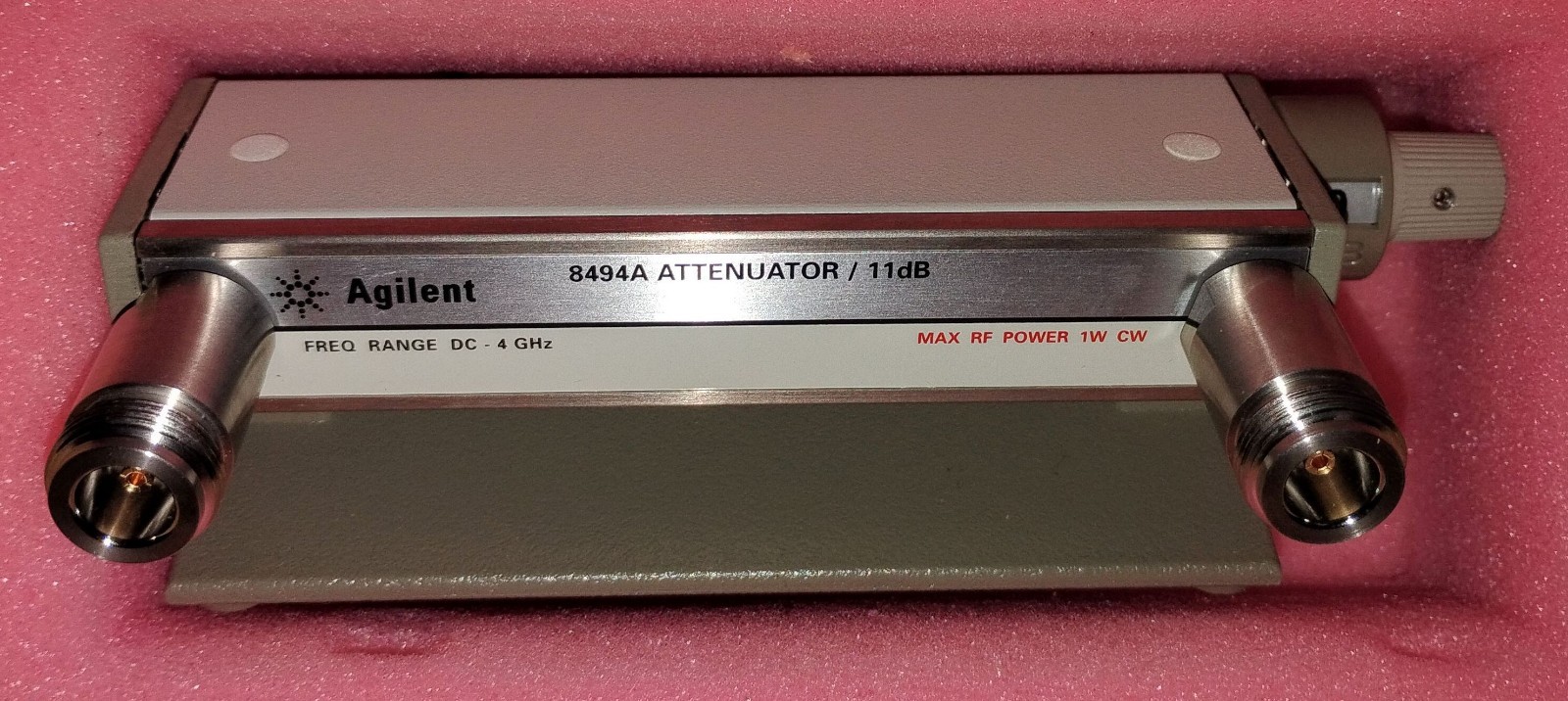 Agilent HP 8494A DC-4GHz 11dB Variable Step Attenuator in Mint Condition!