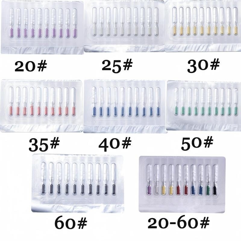 10 Pcs/Pack Endodontic Dental Root Canal Nerve Barbed Broaches Needles 21mm/25mm