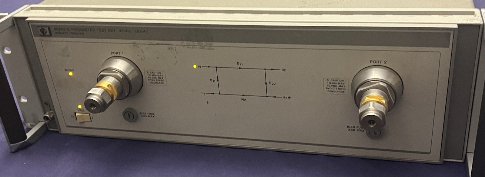 HP Hewlett Packard Agilent 8514B S-Parameter Test Set 45MHz – 20GHz