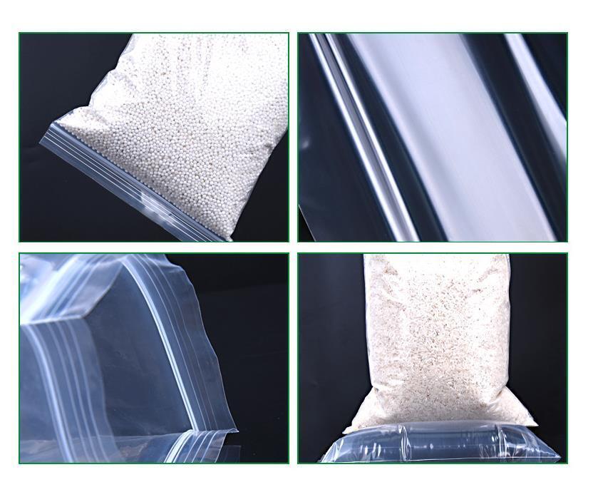 Clear Reclosable Seal Bag Plastic Poly Zipper Bags Zipper W/Hang Hole 4Mil THICK