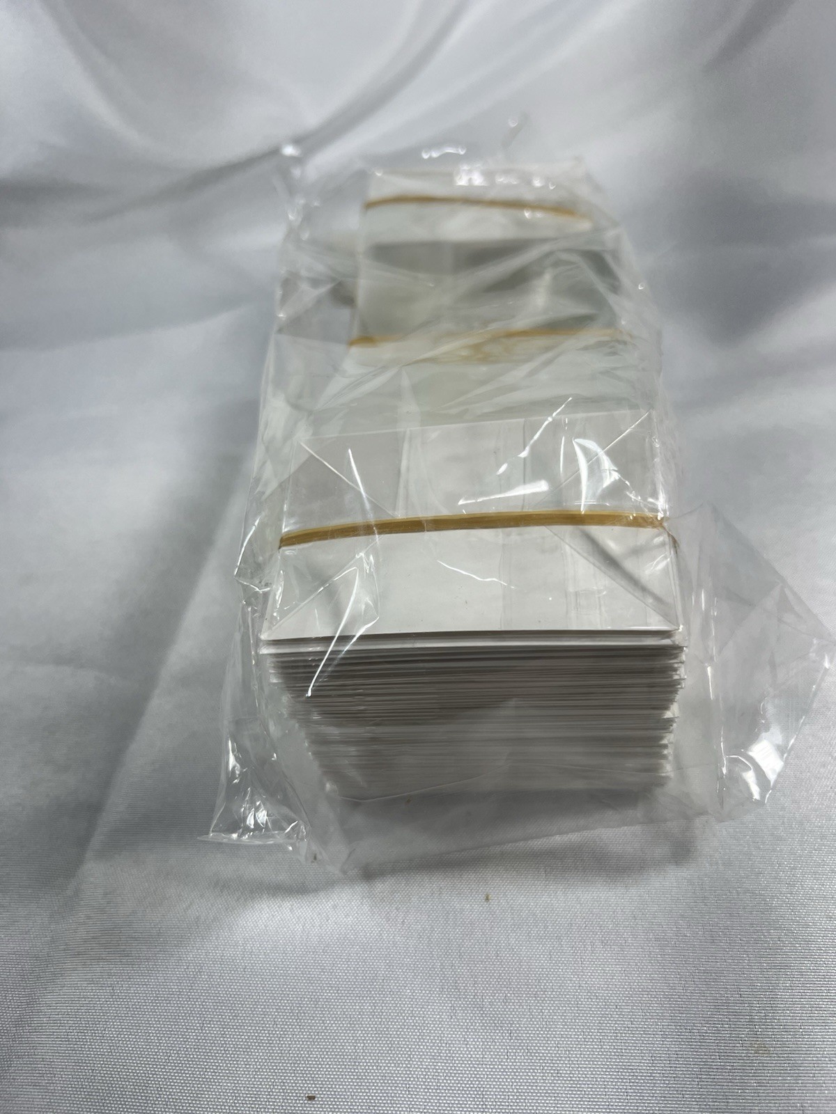 High Clarity Flat Bottom Gusset Bags w/Paper Insert 3″ x 2″ x 8” Set Of 100