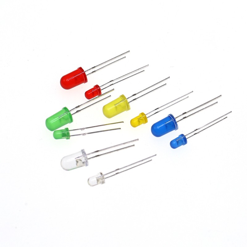3mm 5mm 8mm 10mm Round LED Diode RGB Lights Emitting White Blue Red Yellow Green