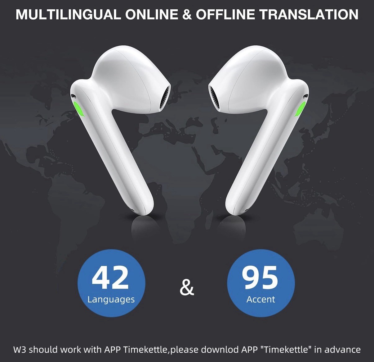 NEW Timekettle WT2 Edge Translator Earbuds 40 Languages Available