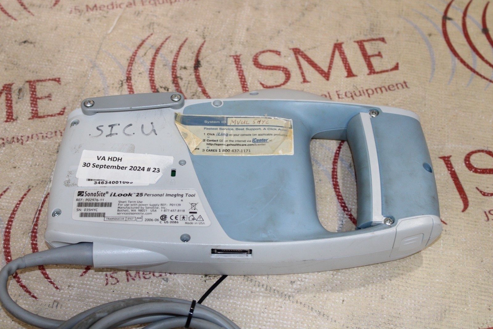 SonoSite iLook 25 Personal Imaging Tool P02976-11