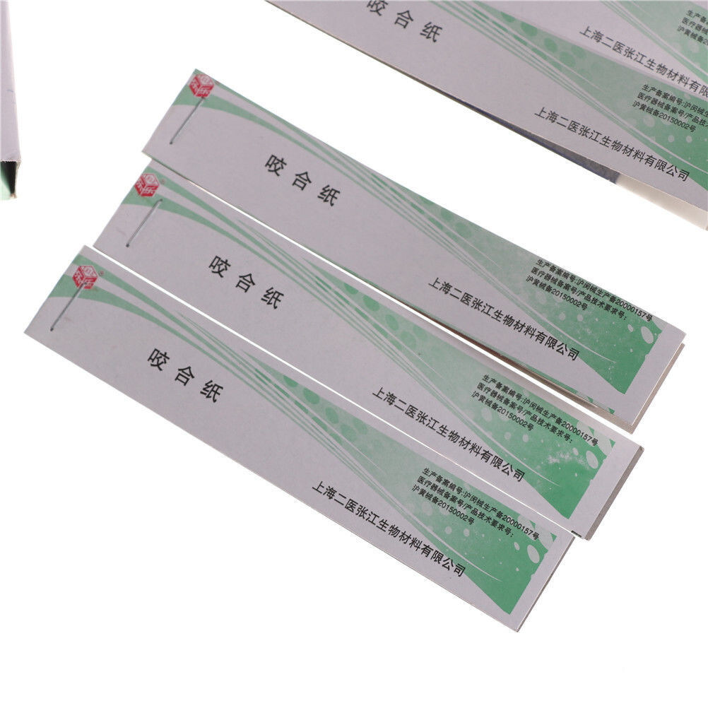 1 Box Dental Articulating Paper Lab Products Teeth Care Blue Strips 300 Sheets