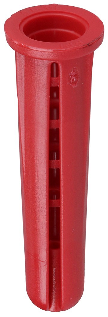Conical Plastic Anchors 1/4″ #10-#12 x 1″ Blue, Red, White or Clear, Made in USA