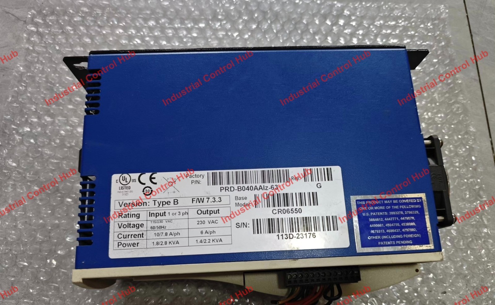 Kollmorgen Servostar CR06550 Servo Driver PN:PRD-B040AAlz-63