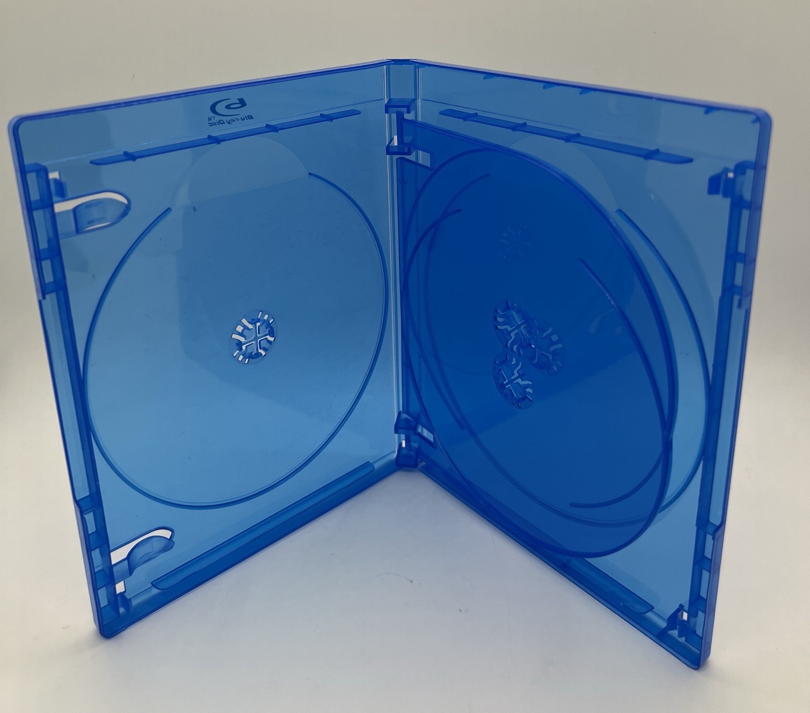 2 PCS NEW 15mm Blu-Ray 4-Disc Case With BluRay Logo, BL1504
