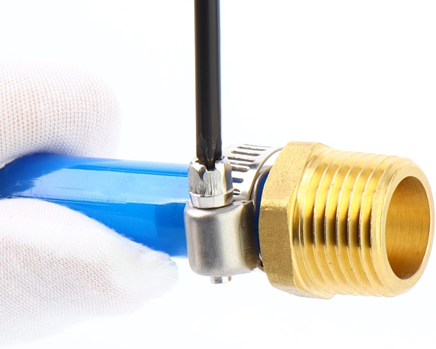 Brass Air Hose Fittings, Hose Barb Fittings 1/2″ Barb x 1/2″ NPT Male Thread …
