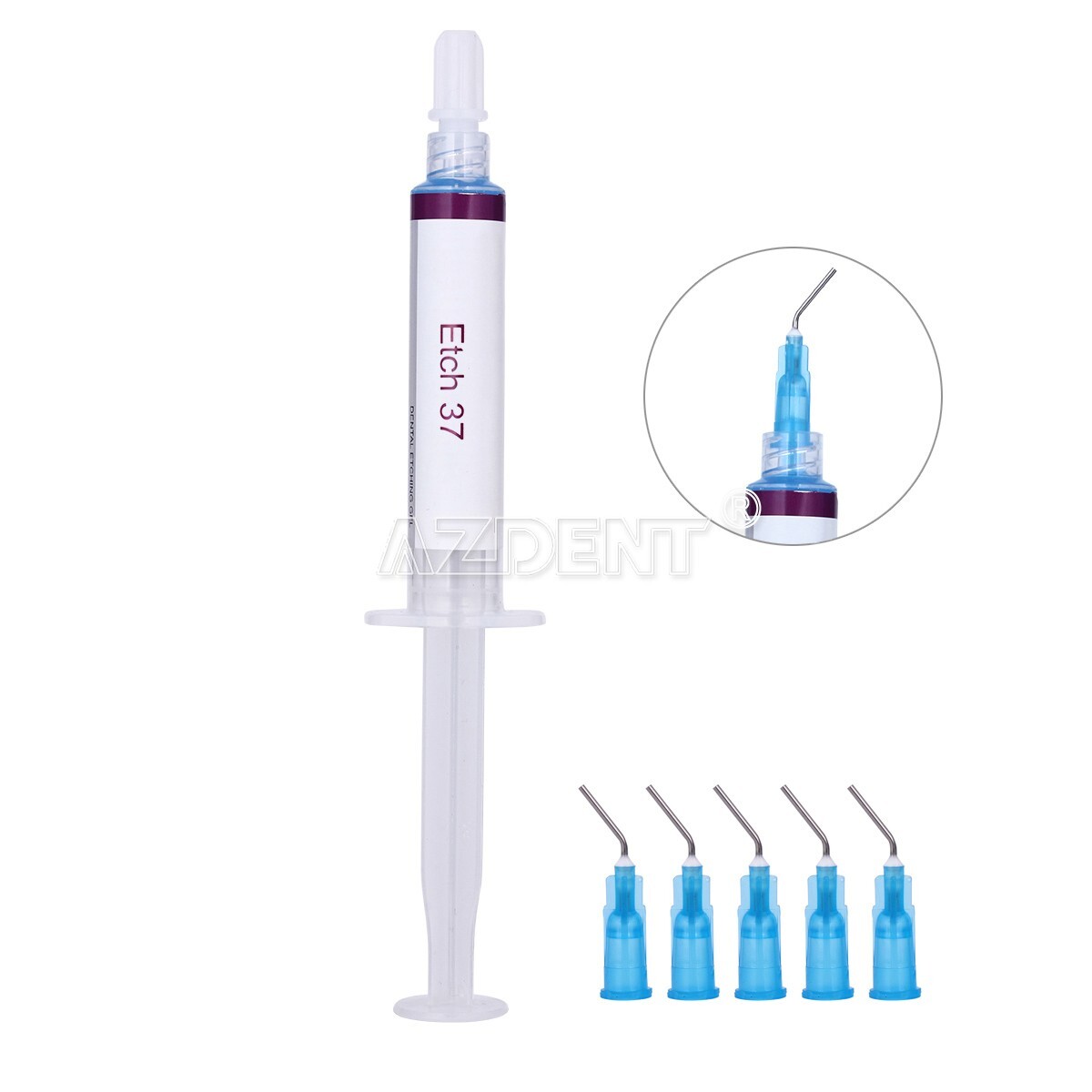 10Pcs Dental 37% Gel de Grabador de Ácido Fosfóric Compuesto F Esmalte y dentina