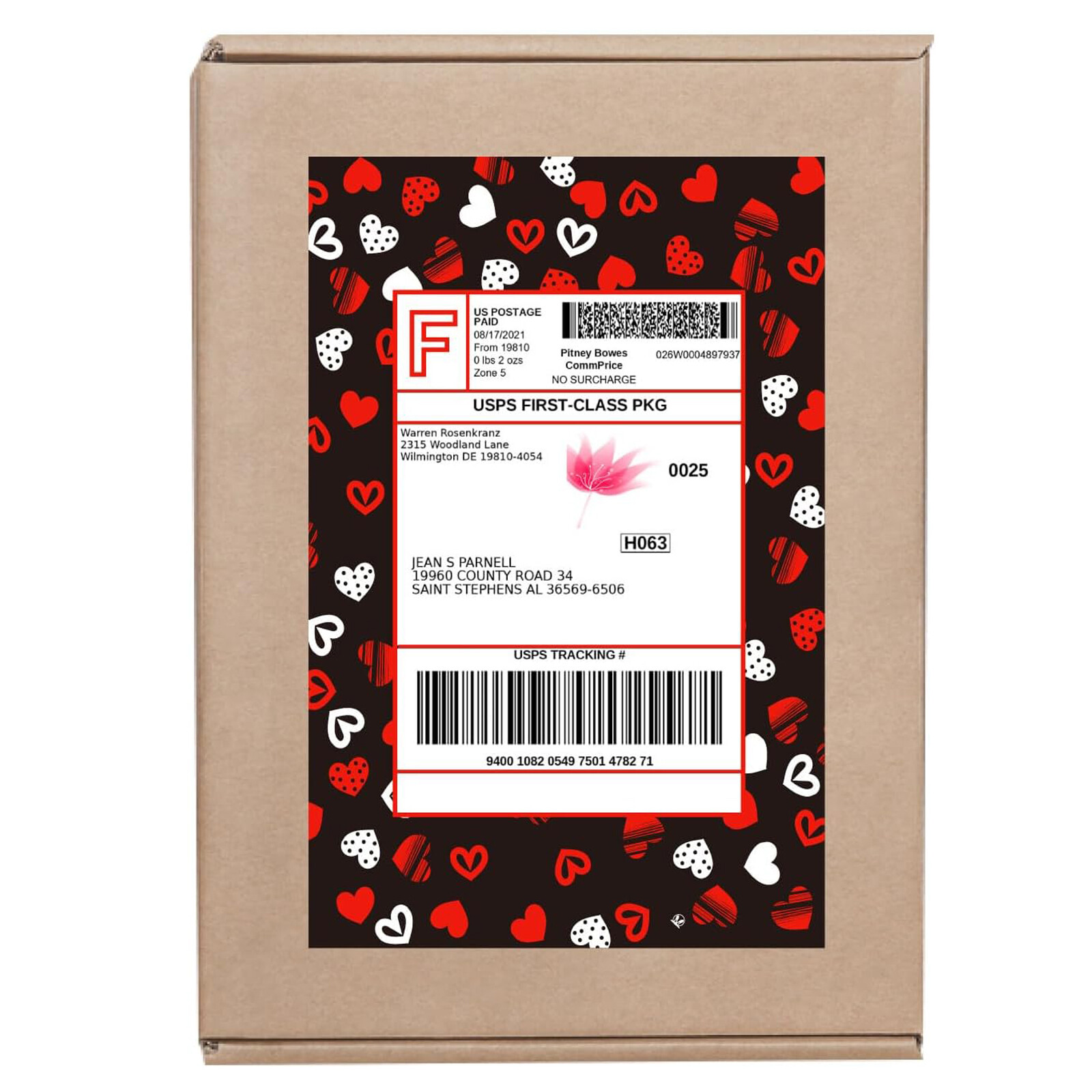 4000 Premium 8.5×5.5 Half Sheet Shipping Mailing Label Self Adhesive 2 Per Sheet