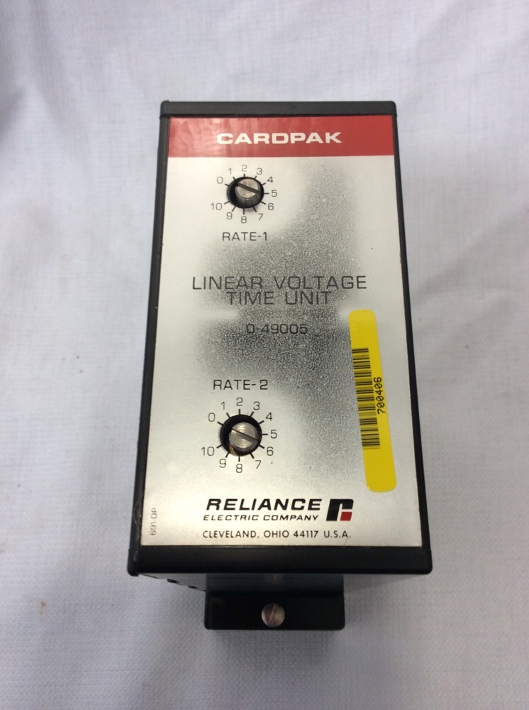 Reliance Cardpack Linear Voltage Time Unit # 0-49005