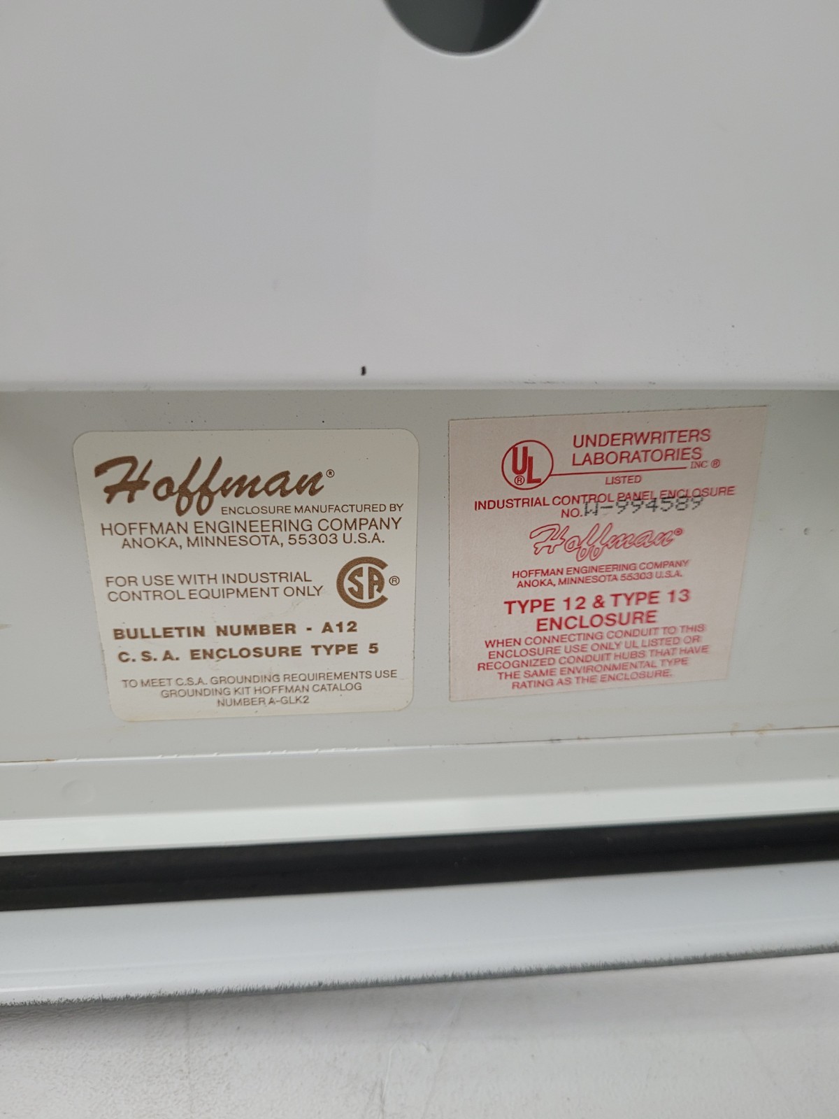 NEMA Type 12 & Type 13 Enclosure Hoffman Enclosure 20″x16″x10″ – Next Day Option