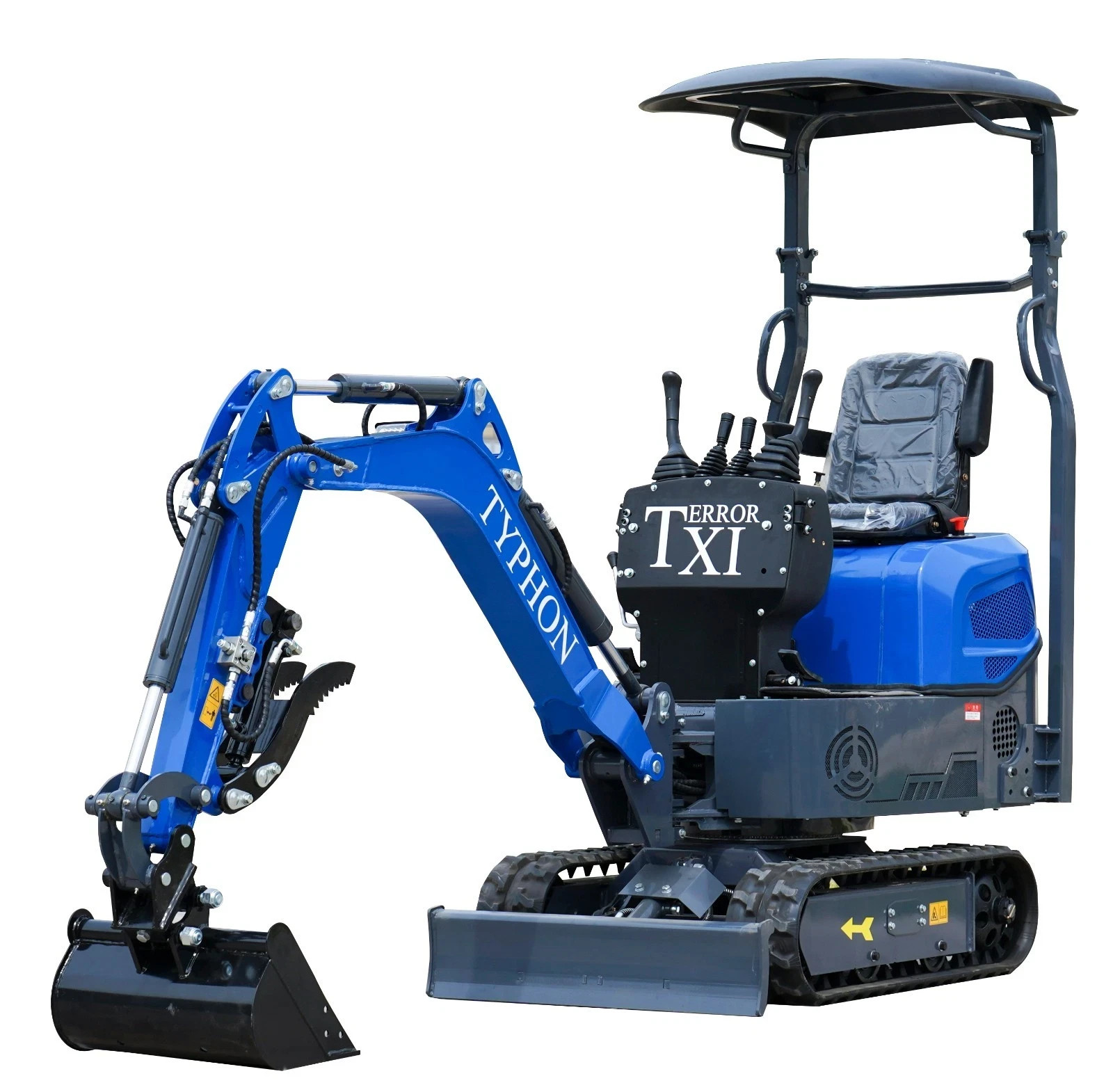 13 Attachments Bundle TERROR XI Mini Excavator Digger 13.5hp Gas B&S EPA Engine