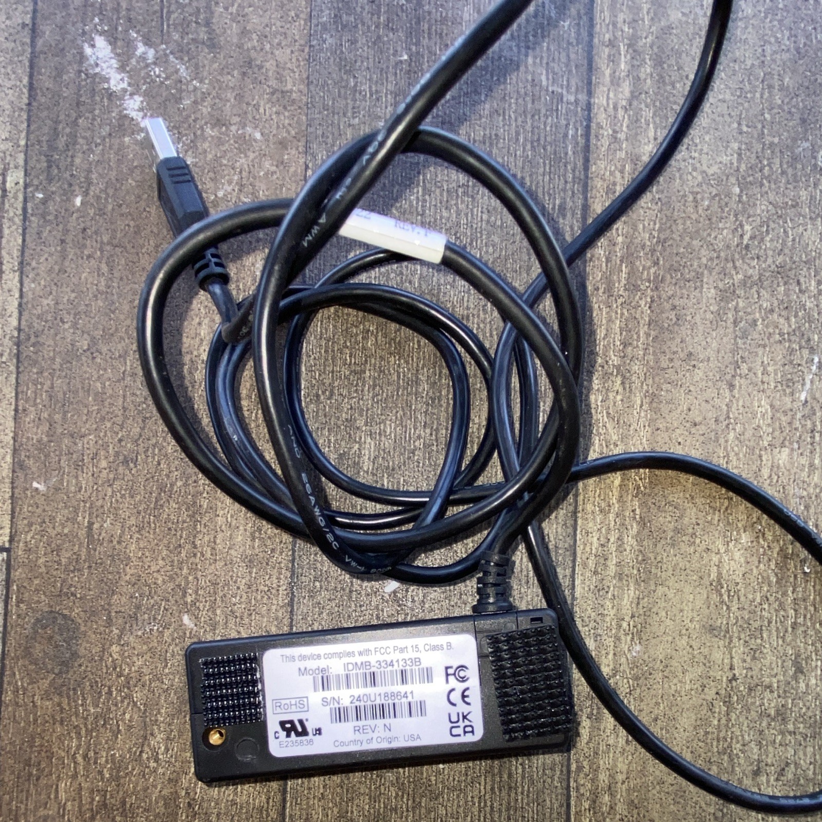 ID TECH IDMB Series IDMB-334133B USB Magnetic Stripe Card Reader MPN
