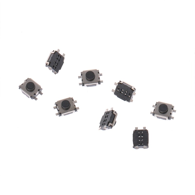 100 Pcs 3x4x2mm 4 Pin Micro Momentary Push Button Tactile Switch