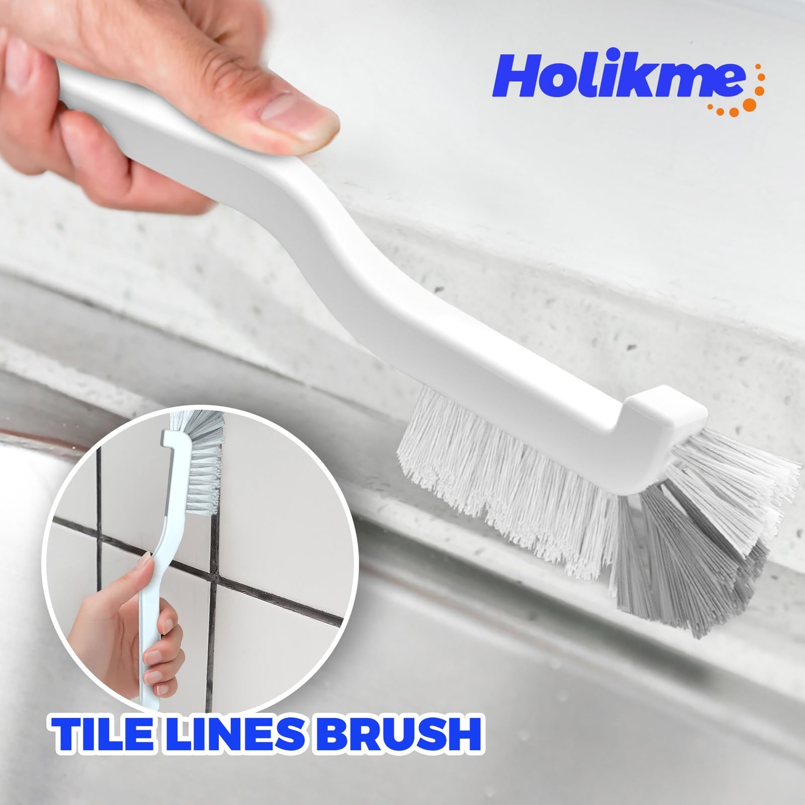 6 Pack Dish Brush with Handle Kitchen Cleaning Brush Set for Pot, Pan, Kitche…