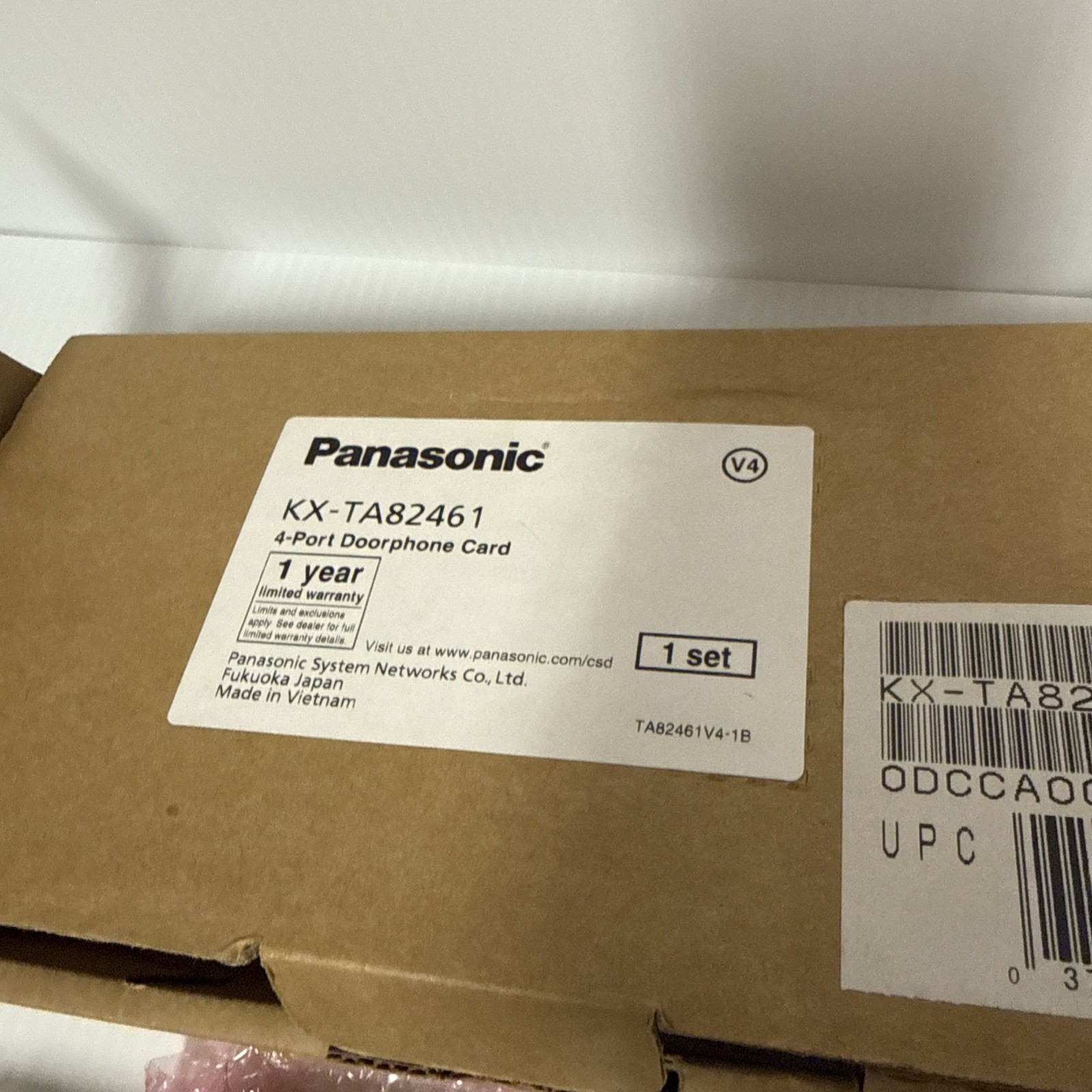 Panasonic KX-TA82461 Door phone Adapter For KX-TA824 4 Port Doorphone Card