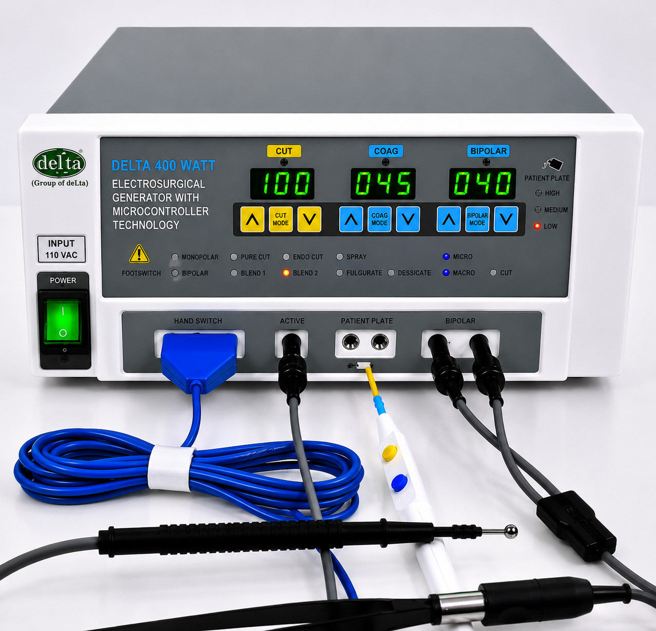 Delta Electro surgical Cautery G400 Watt Digital Electro Surgical Generator