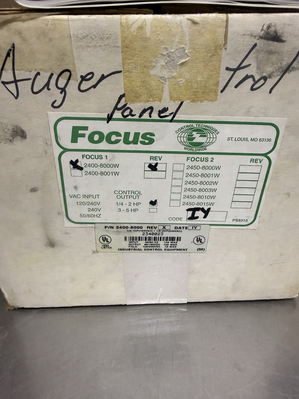 Control Techniques 2400-8000W Focus 1 DC Drive 2400-8000 New