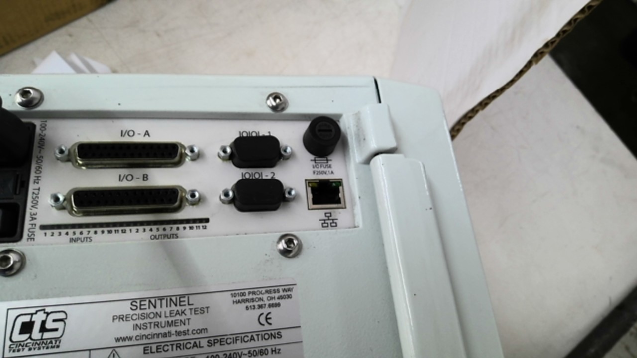 CTS Sentinel I28 I28-040590L Precision Leak Test Instrument 100-240V 50/60HZ