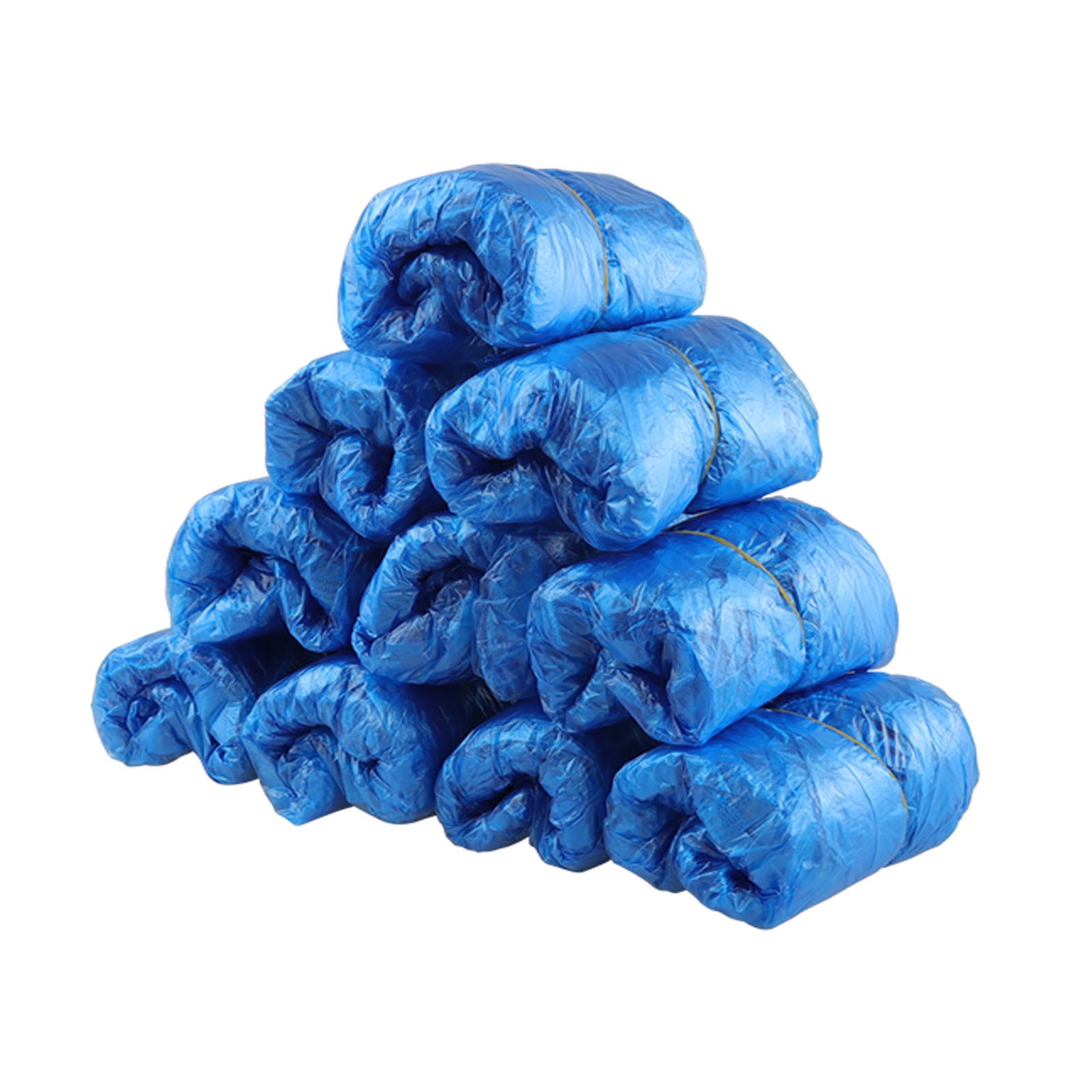 100 Pieces Disposable Plastic Shoe Cover PE Waterproof Shoe Cover for Hotel/Home