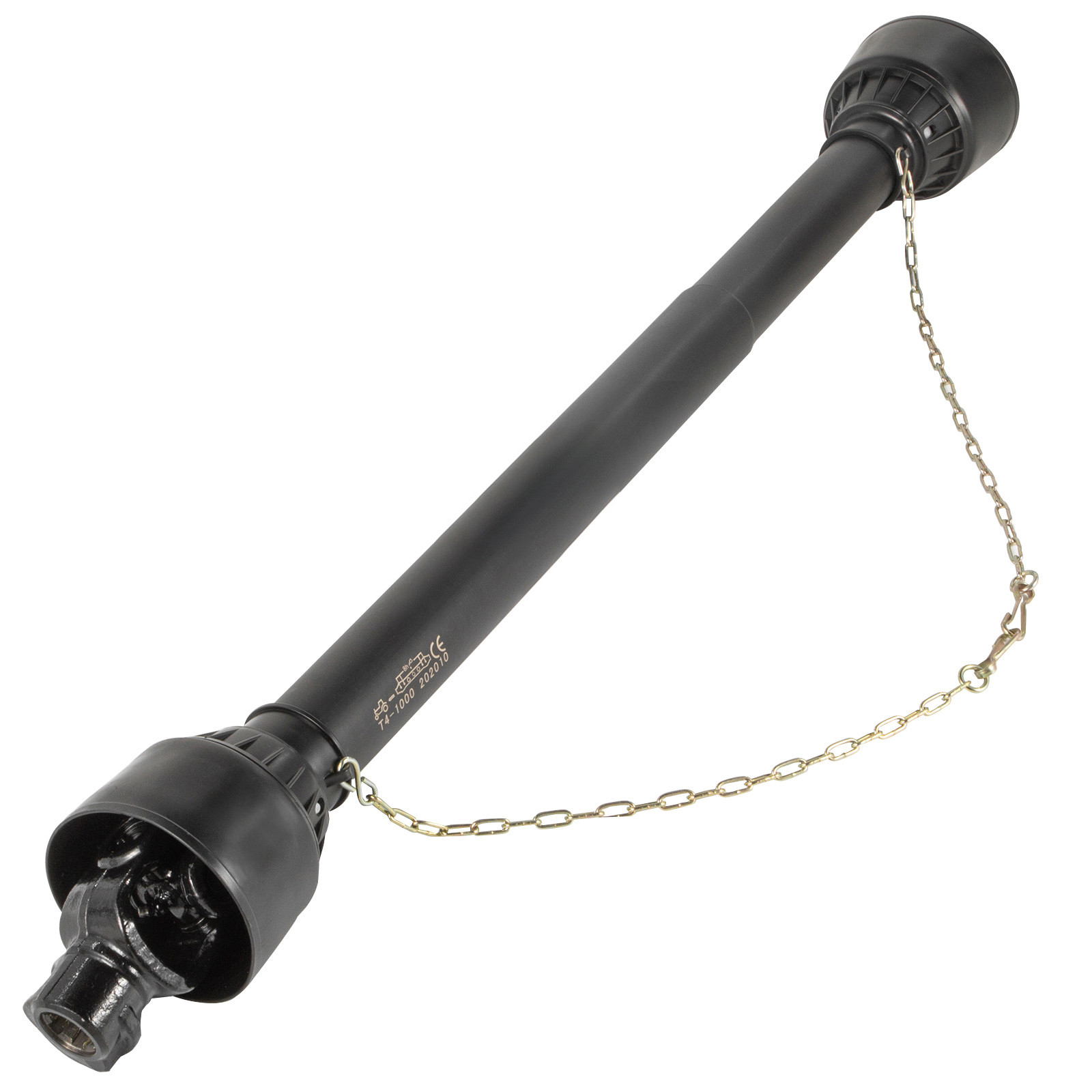 VEVOR PTO Shaft PTO Drive Shaft 1-3/8″ x 6 Spline Ends Round End T4 43″-61″