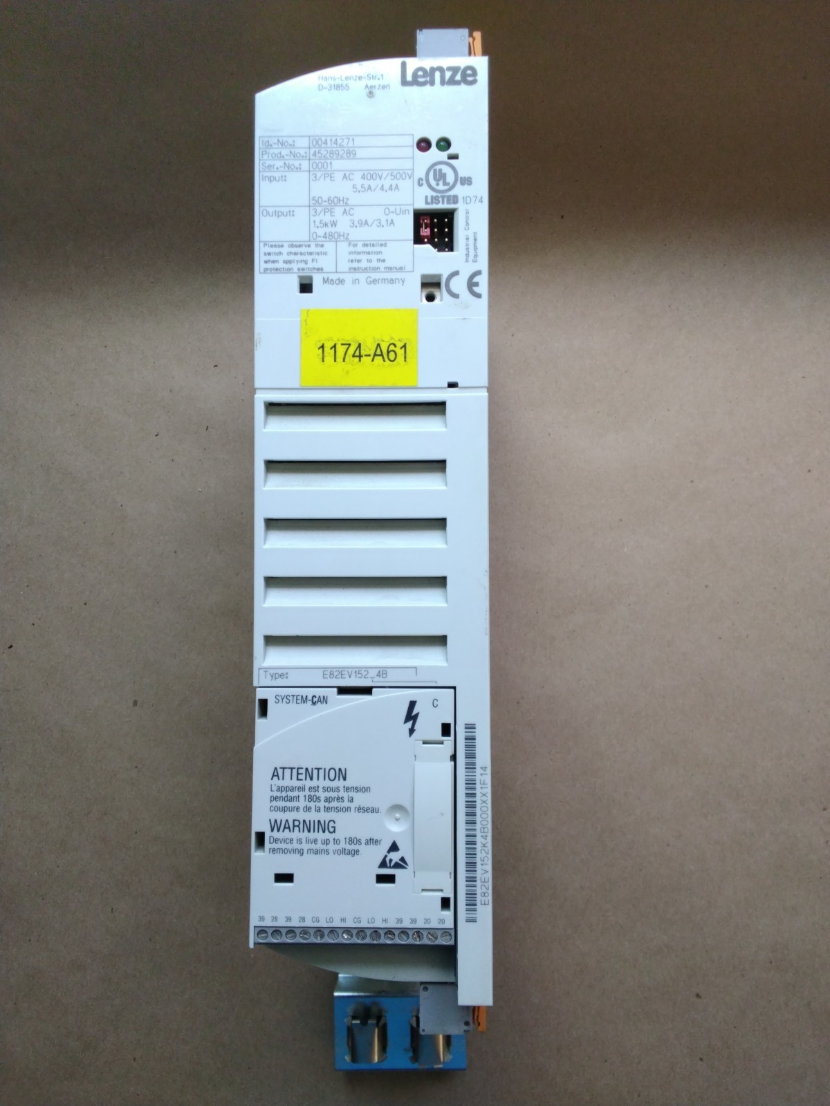 Lenze E82EV152_4B
