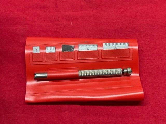 Starrett S423Z Small Steel Rule with Holder, 1/4″ to 1″ Length IN STOCK