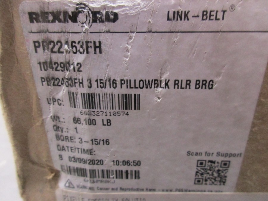 REXNORD PB22463FH 3-1516″ NSFS