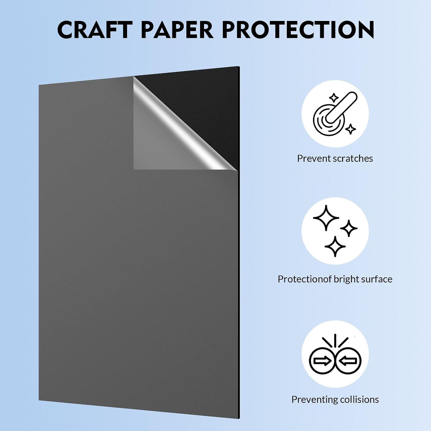 Laser Engraving Blank ABS Double Color Plastic Sheet (Black) | 11.8X6.49X0.05 In