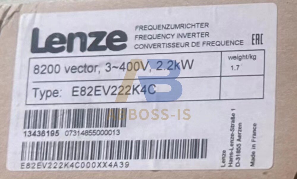 Lenze INVERTER E82EV222K4C E82EV222-4C new FREE EXPEDITED SHIPPING