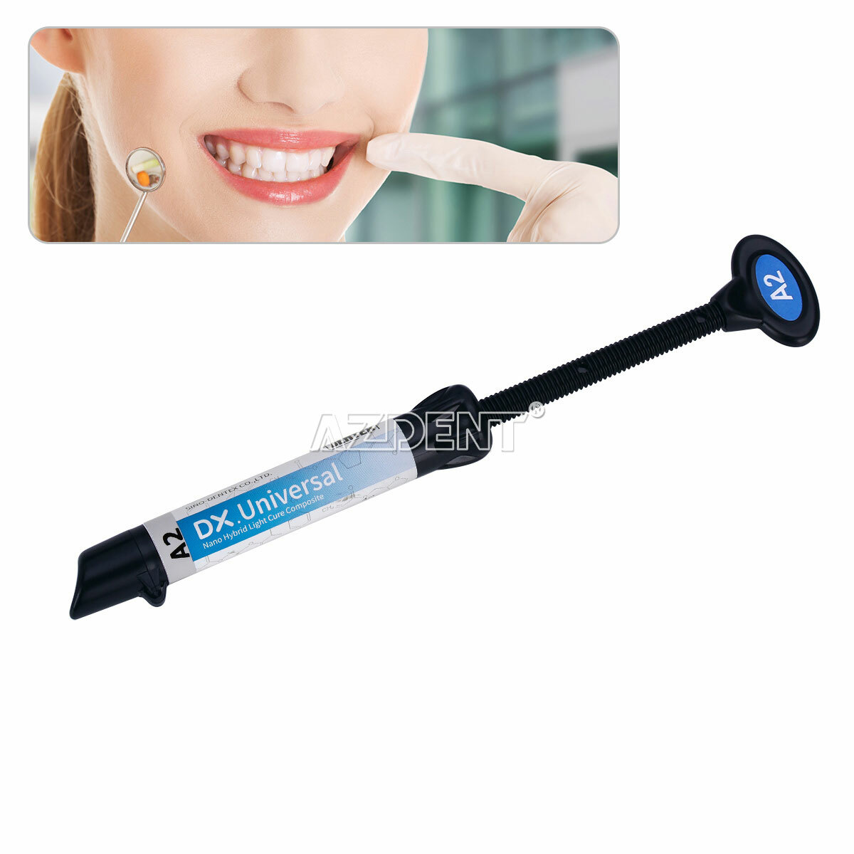 DX Dental Syringe Ultra Universal Curing Light Composite Resin A1 A2 A3 A3.5 B1